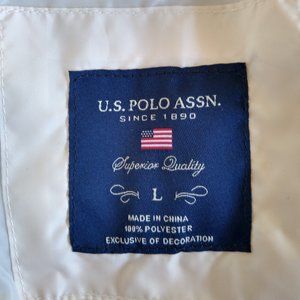 Brand New Cream Colored US Polo Association Puffer Jacket
